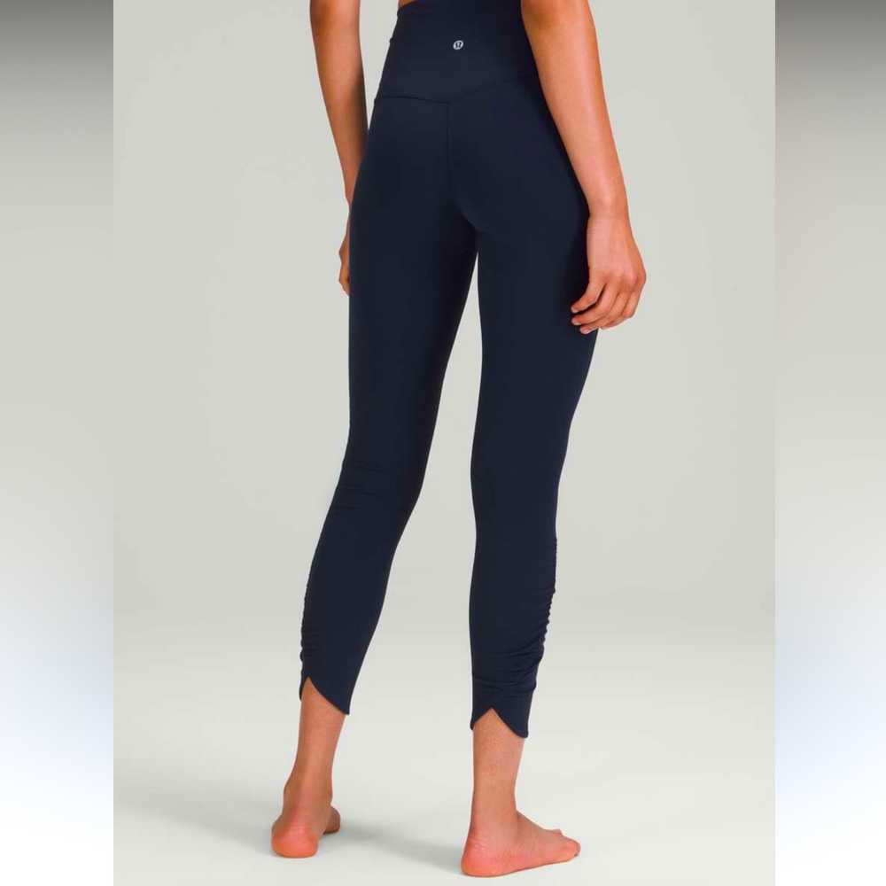 Lululemon Align High-Rise Ruched Waist Pant 25" Navy